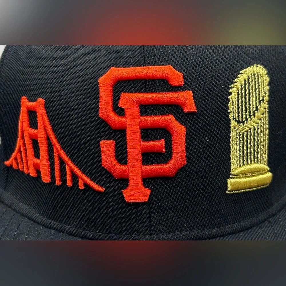 NEW San Francisco Giants PRO STANDARD SnapBack Hat 2014 Champions Pink UV - Picture 6 of 11